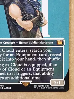 MTG Cloud Midgar Mercenary Borderless REGULAR #375 English Mythic - Image 5
