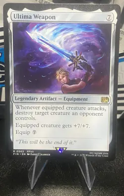 MTG - Ultima Weapon - FIN #0563 - Final Fantasy - Rare - Magic the Gathering New - Image 1