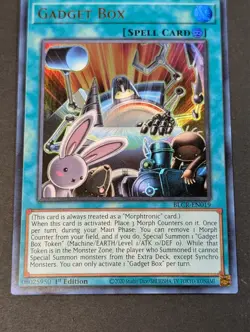 Yugioh TCG - 3x Gadget Box - BLCR-EN019 - 1st - NM/LP - Ultra Rare - 2022 Spell - Image 3