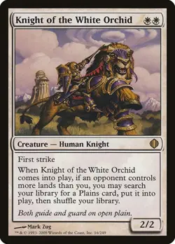 Knight of the White Orchid Shards of Alara LP MTG - Image 1