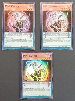 Yugioh TCG - 3x P.M. Captor - WSUP-EN044 NM - Super Rare - 1st Ed. - Holo - 2015 - Image 1