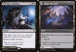 2x Hagra Mauling // Hagra Broodpit Zendikar Rising LP MTG - Image 1