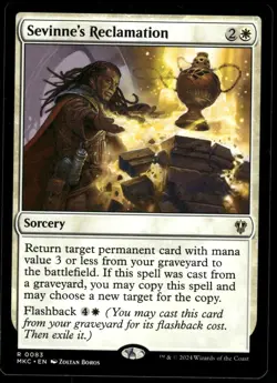 1x Sevinne's Reclamation - Commander: Murders at Karlov Manor - NM - MTG - Image 1