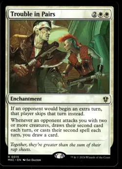 1x Trouble in Pairs - Commander: Murders at Karlov Manor - NM - MTG - Image 1