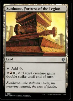 1x Sunhome, Fortress of the Legion - Commander: MKM - NM - MTG - Image 1