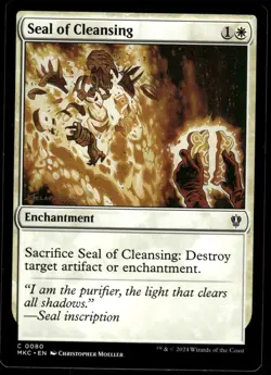 1x Seal of Cleansing - Commander: Murders at Karlov Manor - NM - MTG - Image 1