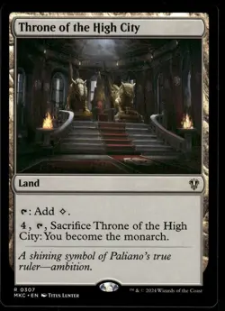 1x Throne of the High City - Commander: Murders at Karlov Manor - NM - MTG - Image 1