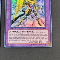 Yugioh TCG - 2x Elemental Hero Darkbright - LCGX-EN063 - 1st Ed - LP/NM - 2011 - Image 5