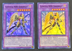 Yugioh TCG - 2x Elemental Hero Darkbright - LCGX-EN063 - 1st Ed - LP/NM - 2011 - Image 1