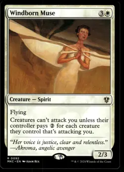 1x Windborn Muse - Commander: Murders at Karlov Manor - NM - MTG - Image 1
