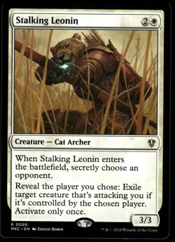 1x Stalking Leonin - Commander: Murders at Karlov Manor - NM - MTG - Image 1