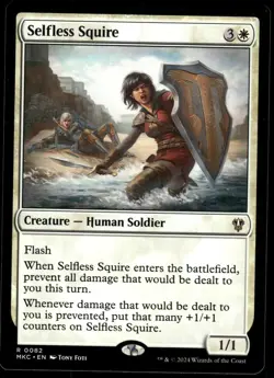 1x Selfless Squire - Commander: Murders at Karlov Manor - NM - MTG - Image 1
