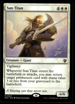 1x Sun Titan - Commander: Murders at Karlov Manor - NM - MTG - Image 1