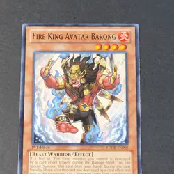 Yugioh TCG - 1x Fire King Avatar Barong - SDOK-EN002 - NM 1st Ed - Monster 2013 - Image 5