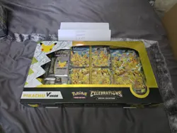 Pokemon TCG Celebrations 25th Anniversary Pikachu V UNION Collection Box Sealed! - Image 1