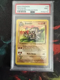 2002 Pokemon Legendary Collection Graveler #44 PSA 9 - POP 28 - Image 1