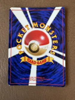 POKEMON 1996 Japanese Misty's Seadra Holographic Monster Card #117 ~ Vintage - Image 5