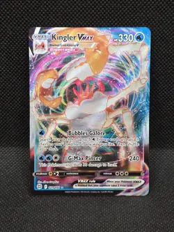 Kingler VMAX Pokemon Brilliant Stars 029/172 Full Art Ultra Rare - Image 1