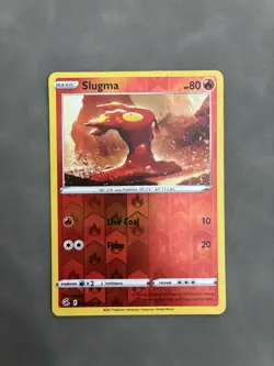Slugma 034/264 Fusion Strike Pokemon Reverse Holo Foil Nice! - Image 1