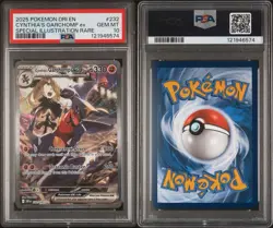 2025 POKEMON DRI EN-DESTINED RIVALS SIR #232 CYNTHIA'S GARCHOMP EX PSA 10 - Image 3