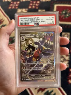 2025 POKEMON DRI EN-DESTINED RIVALS SIR #232 CYNTHIA'S GARCHOMP EX PSA 10 - Image 4