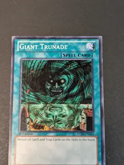 Yugioh TCG - 1x Giant Trunade - LCJW-EN063 - MP - Common - 2013 - 1st Edition - Image 4