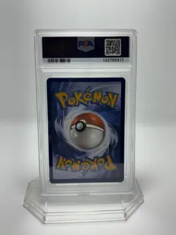 POKEMON DESTINED RIVALS ETB PROMO #203 TEAM ROCKET'S WOBBUFFET Psa 9 - Image 3