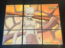 1999 Pokemon TOPPS First Movie - Complete STICKER Puzzle set 18/18 BLUE logo - Image 1