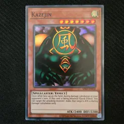 Yu-Gi-Oh! Yugioh Kazejin Super Rare MRD-EN026 NM 25th Anniversary - Image 1