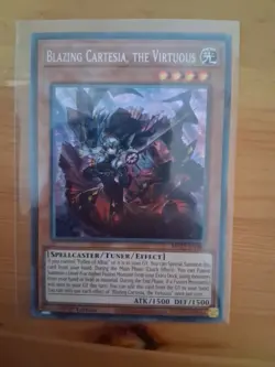 Blazing Cartesia, the Virtuous - MP23-EN162 - Prismatic Secret Rare - YuGiOh - Image 1