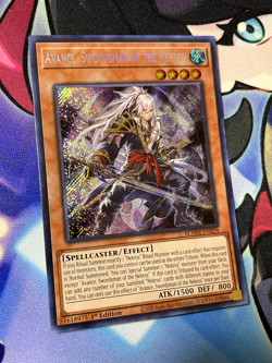 Avance, Swordsman of the Nekroz BLMM-EN024 SECRET RARE - Near Mint 1st Ed YUGIOH - Image 1
