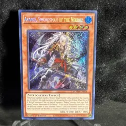 Avance, Swordsman of the Nekroz BLMM-EN024 SECRET RARE - Near Mint 1st Ed YUGIOH - Image 1