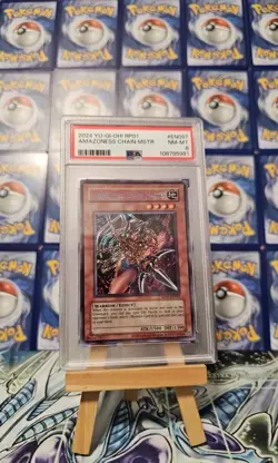 PSA 8 Amazoness Chain Master RP01-EN097 Retro Pack YuGiOh! Unlimited PSA 8 - Image 1
