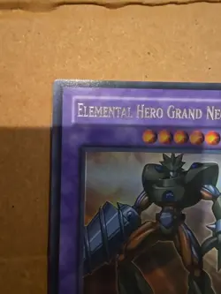 Yugioh Elemental Hero Grand Neos STON-EN035 1st Edition Ultra Rare NM - Image 2