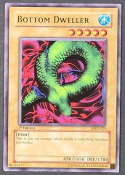 Yugioh TCG - Bottom Dweller - MRD-039 - NM/LP - 1st Ed - Vintage - Common 2003 - Image 1