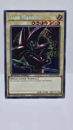 Yugioh Dark Magician SBC1-ENG01 Speed Duel Secret Rare Alt Art 1st Ed NM - Image 1