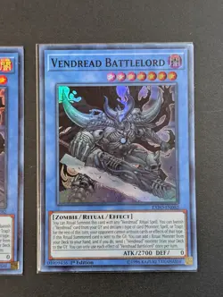 Yugioh TCG - 2x Vendread Battlelord - EXFO-EN082 - NM/LP - 1st Ed - Super Rare - Image 5