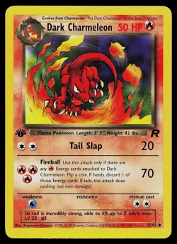 Pokemon Card - Dark Charmeleon Team Rocket 32/82 1st Edition - Image 1