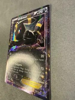 Umbreon EX 55/124 ULTRA RARE XY Fates Collide HOLO NM Pokemon Card - Image 3