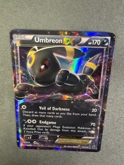Umbreon EX 55/124 ULTRA RARE XY Fates Collide HOLO NM Pokemon Card - Image 5