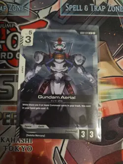 Gundam Aerial Alternate Art Foil - GD01-070 R NM - Gundam TCG Card Game - Image 1