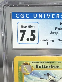 Pokemon TCG Butterfree Card Jungle Set, Unlimited Uncommon, 33/64 CGC 7.5 - Image 3