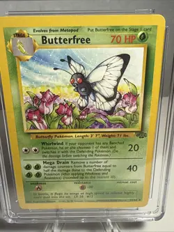 Pokemon TCG Butterfree Card Jungle Set, Unlimited Uncommon, 33/64 CGC 7.5 - Image 5
