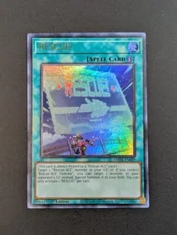 Yugioh TCG - 1x Rescue! - AMDE-EN009 - NM/LP - 1st Edition - Ultra Rare - 2023 - Image 3