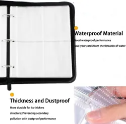 Pokemon 4-Pocket Trading Card Binder - Holds 200+ Cards - Zipper Closure, Eevee - Image 3