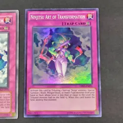 Yugioh TCG - 2x Ninjitsu Art of Transformation - SD8-EN035, OP02-EN011 LP/MP 1st - Image 4