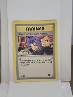 Pokemon Card - Here Comes Team Rocket! Team Rocket 71/82 1st Edition Rare - Image 1