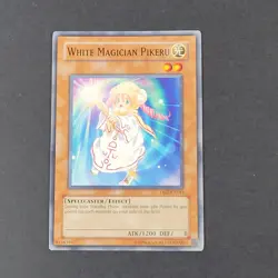 Yugioh TCG - 1x White Magician Pikeru. DR2-EN145 - LP/NM - Unlimited Common 2005 - Image 2