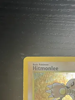 Pokemon TCG Hitmonlee 7/62 Fossil Set Holo Rare Card Vintage WOTC 1999 LP - Image 3