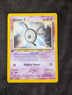 Pokemon Unown K Neo Revelation 1st Edition Common Card 58/64 - Image 1
